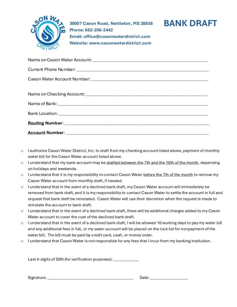 Bank Draft Form (1)
